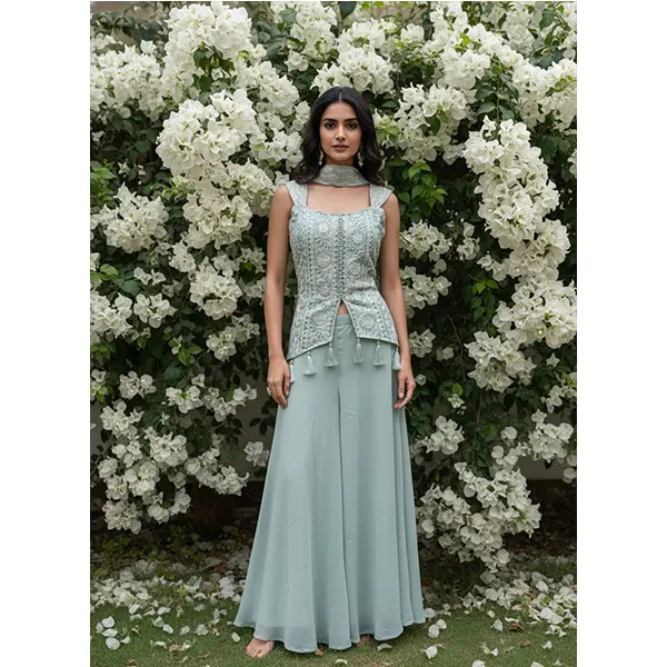 GEORGETTE PLAZO SET